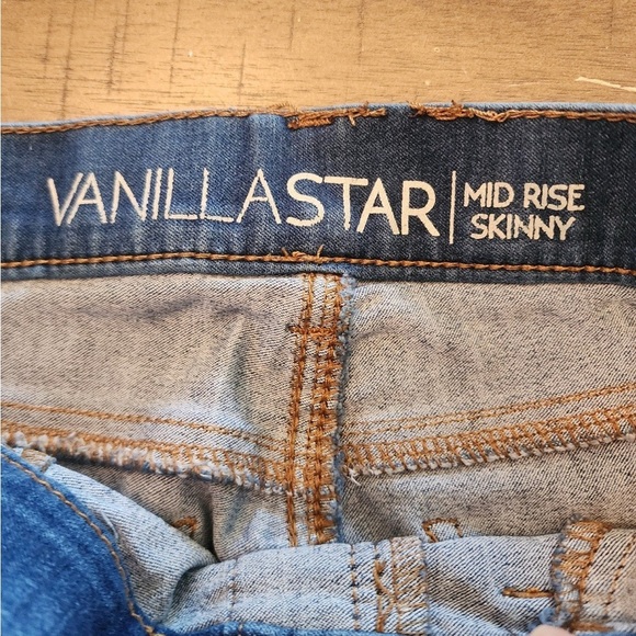 Vanilla star mid rise skinny jeggings size 0 - Picture 3 of 4